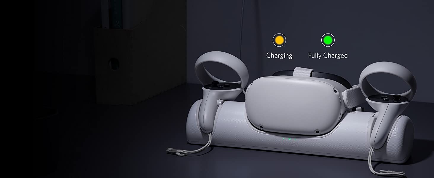 Anker Oculus Quest 2 Charging Dock automatic shut off